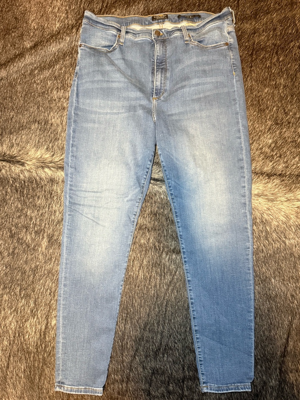 Banana Republic Women's Light Blue High-Rise Skinny Jeans